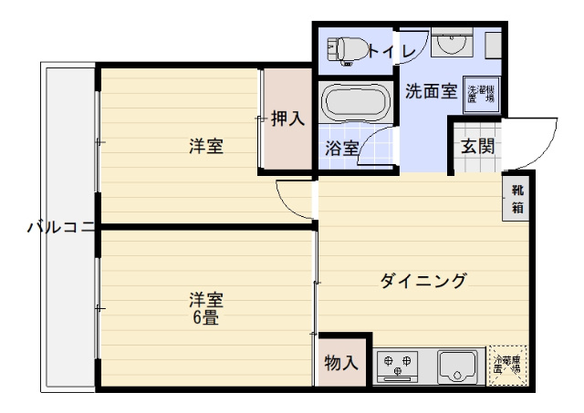 リブグリーンロードの間取り