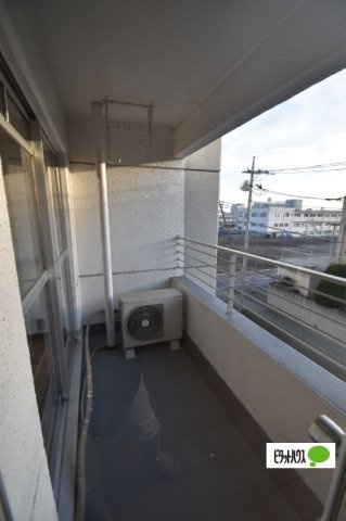 上信コーポのバルコニー