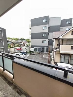 バルコニーからの景色です