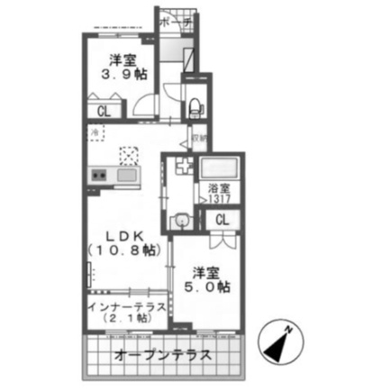 コンチェルトの間取り