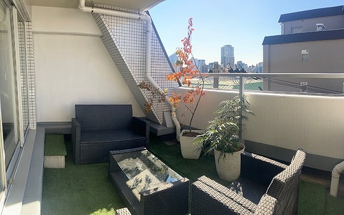 Ｂｒｉｌｌｉａ恵比寿ｉｄのバルコニー|バルコニー（2026年１月撮影）