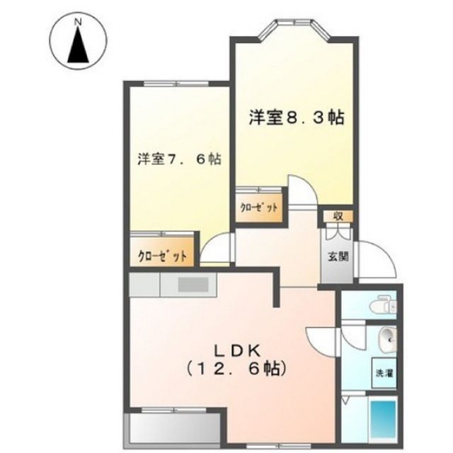 リバティベルⅠの間取り