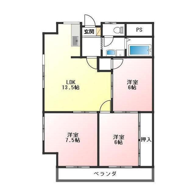 ルミエールⅠの間取り