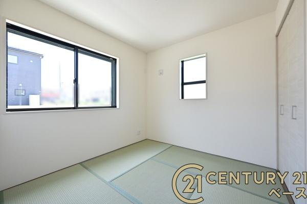 リーブルガーデン矢田町 １号棟 ／新築一戸建の和室|■現地撮影写真■ほっこり落ち着ける和室！客間としてもご利用いただけます！