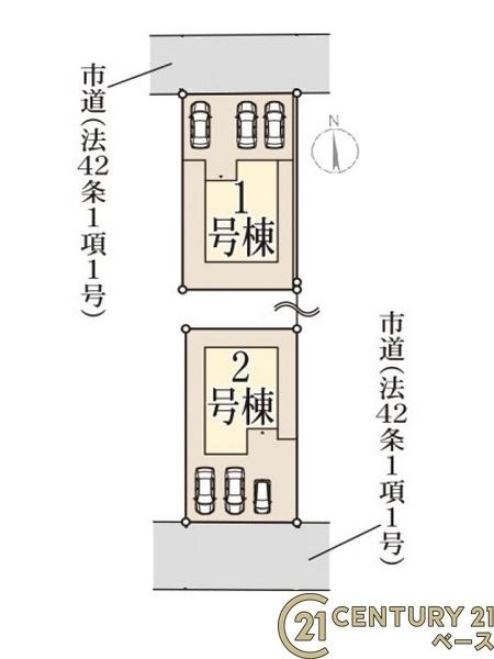 リーブルガーデン矢田町 ２号棟 ／新築一戸建の区画図|■こちらの物件は２号棟です！■