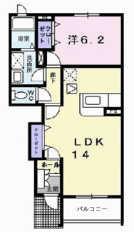 【間取り】 | グロワールＡ