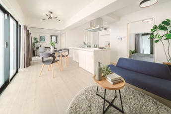 【居間・リビング】 | モデルルームなので家具家電などはつきません