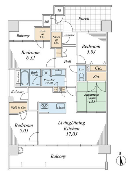 【間取り】 | サンパーク曽根グラッセⅡ☆仲介手数料無料☆