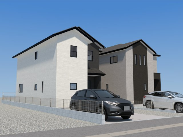 仲介手数料不要　よかタウンBloom北区龍田7丁目1期【龍田小・龍田中】の外観パース