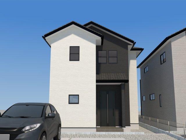 仲介手数料不要　よかタウンBloom北区龍田7丁目1期【龍田小・龍田中】の外観パース