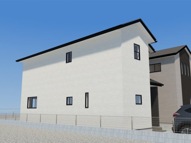 仲介手数料不要　よかタウンBloom北区龍田7丁目1期【龍田小・龍田中】の外観パース