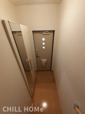 ボヌールメゾン・Ⅰの玄関|当社、チルホームのHPもご覧ください(^^)/物件情報多数♪