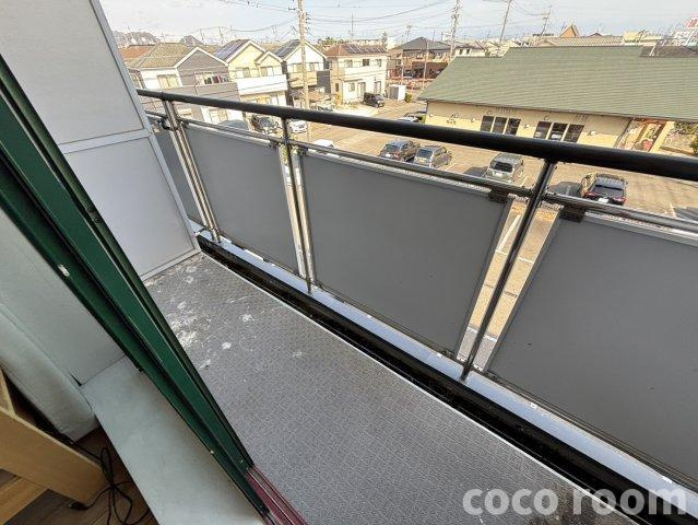 リバーサイドQ1のバルコニー