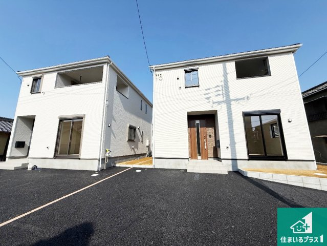 岸和田市岡山町　第9期　新築一戸建ての外観|安心の10年保証！外観を美しく保ち、雨水で汚れを落とします！気になることがありましたら、お気軽にお問い合わせください！