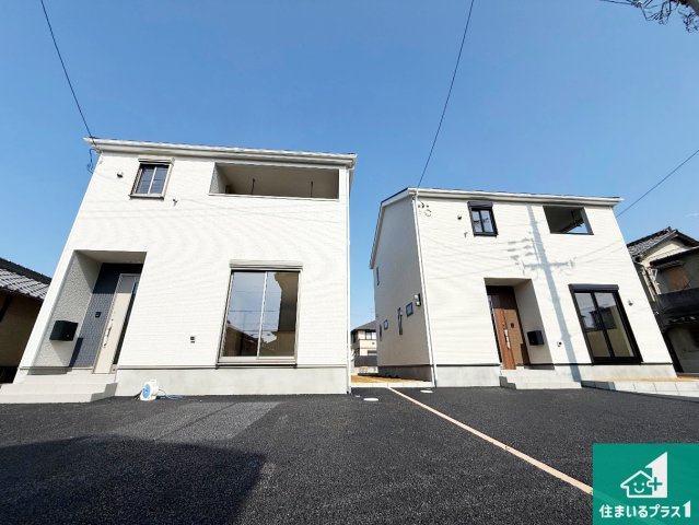 岸和田市岡山町　第9期　新築一戸建ての外観|安心の10年保証！外観を美しく保ち、雨水で汚れを落とします！気になることがありましたら、お気軽にお問い合わせください！