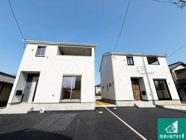 岸和田市岡山町　第9期　新築一戸建ての外観|安心の10年保証！外観を美しく保ち、雨水で汚れを落とします！気になることがありましたら、お気軽にお問い合わせください！