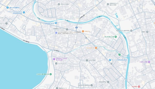 岸和田市岡山町　第9期　新築一戸建ての地図