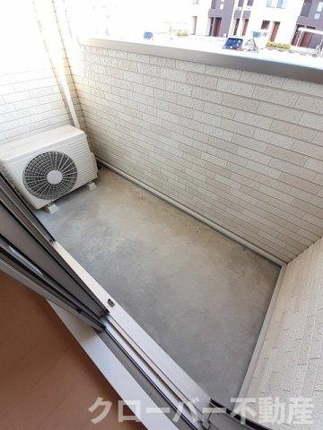ルーベル柞原のバルコニー