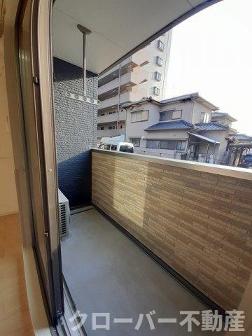 サン・グランデ鶴市のバルコニー