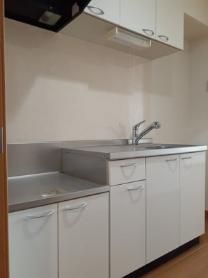 【キッチン】 | パークストリート１ | コンパクトなキッチンで掃除もラクラク