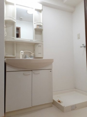 【洗面所】 | シルクコート | スペースが確保できる洗面所です