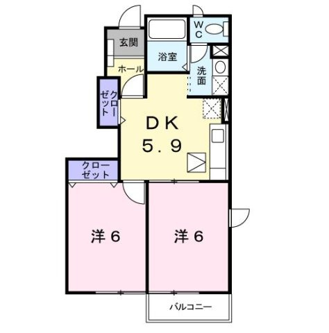 【間取り】 | ル・モンドＦⅠ