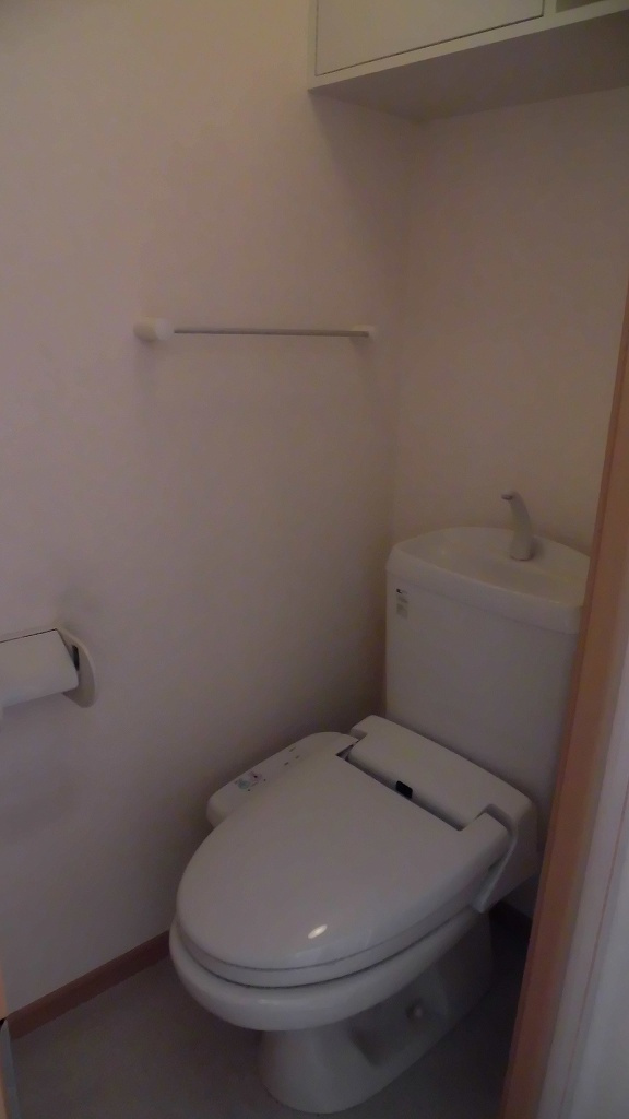 稲城市矢野口のアパートのトイレ|トイレもきれいです