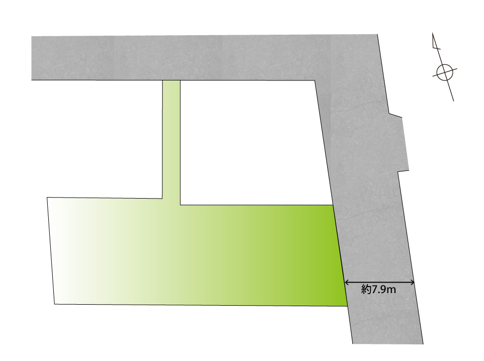 ライフフィールド西浜1丁目1区画の区画図