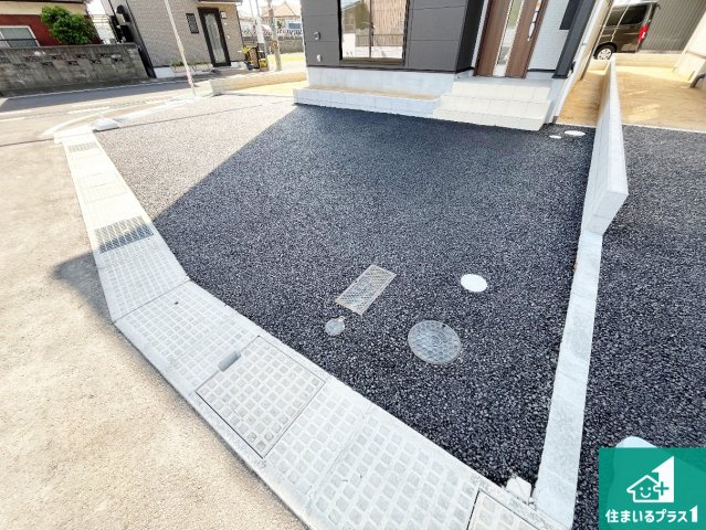 姫路市勝原区山戸　第4期　新築一戸建ての駐車場|駐車スペース！散水栓があるので、こまめに愛車を洗えます！