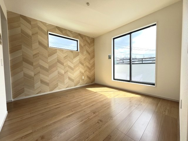 【寝室】 | 福岡市南区屋形原1丁目2期　2号棟（全2棟）【仲介手数料無料・0円】 | 施工例。施工例は完成時と異なる場合があります。