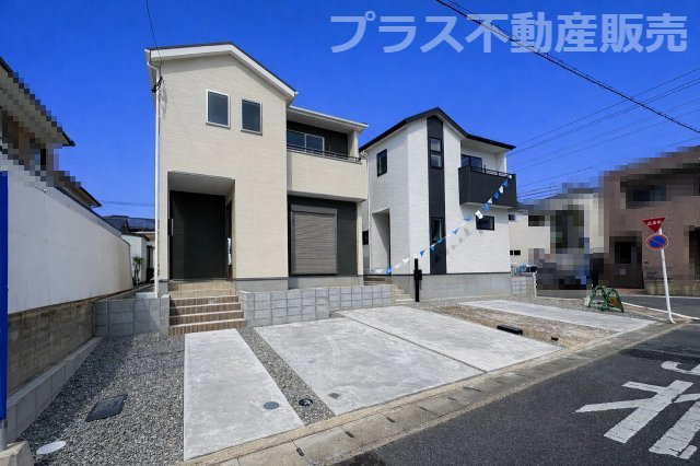 【外観】 | 福岡市南区屋形原1丁目2期　2号棟（全2棟）【仲介手数料無料・0円】 | プラス不動産販売なら、現場の全ての棟をまとめてご見学頂けます。