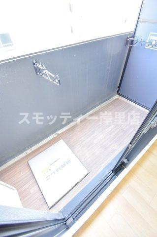 グランパシフィック聖天坂のバルコニー