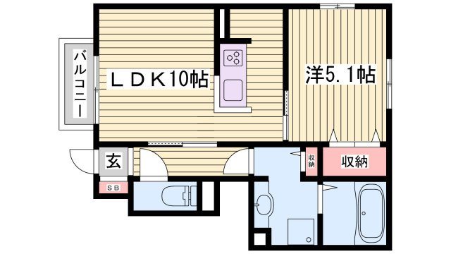 Sumika　Aの間取り