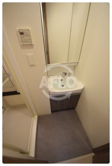 【洗面所】 | ララプレイス玉造パルク | ララプレイス玉造パルク　洗面脱衣所