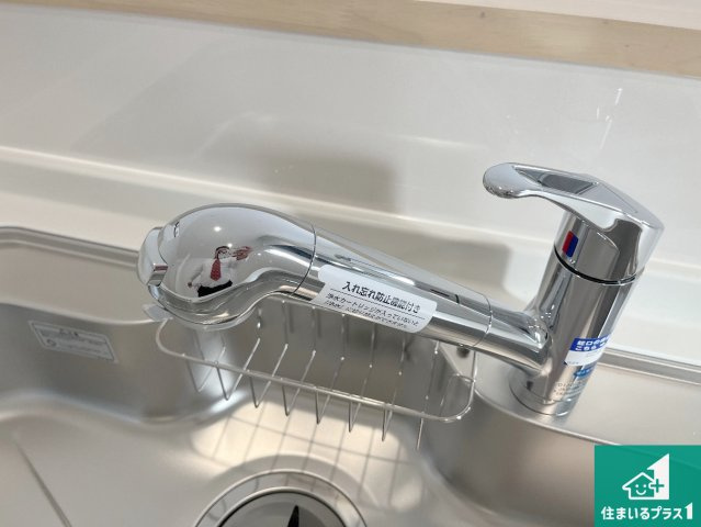 姫路市庄田　第1期　新築一戸建ての設備|浄水器を内蔵！炊飯時、お茶を作る時に安心してお水を使えます！お湯と冷水、浄水と原水、シャワーの切替えもワンタッチです！