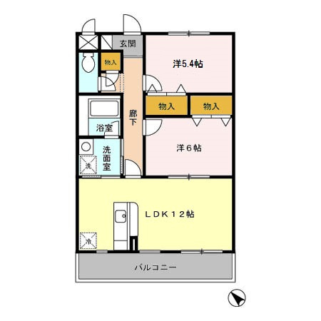 エクセレンス フジエ　　刈谷市近郊の賃貸はクラスホームの間取り