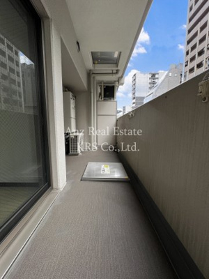 【バルコニー】 | アーデンタワー本町イースト | 物干し竿付き！南面バルコニーで日当たり抜群！