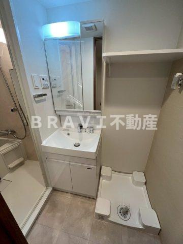 S-RESIDENCE松屋町asence　BRAVI不動産の洗面所|【S-RESIDENCE松屋町asence】使いやすい洗面所