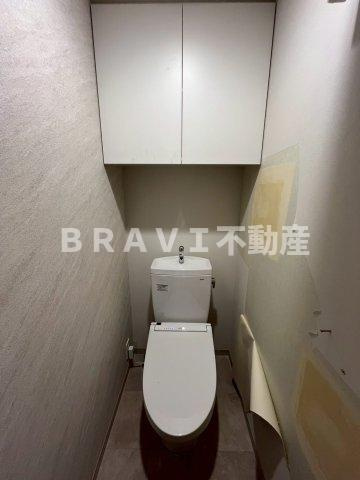 S-RESIDENCE松屋町asence　BRAVI不動産のトイレ|【S-RESIDENCE松屋町asence】シンプルで使いやすいトイレです