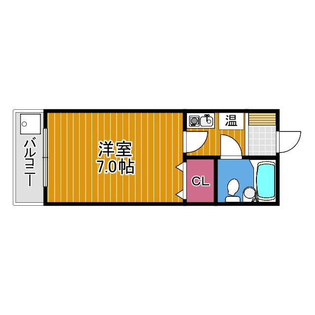 エスティライフ喜志駅前の間取り