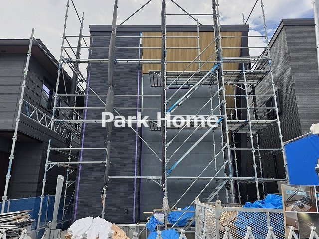 南国市篠原 -2号地- 新築戸建ての外観|２号地　2026.8月：建築中
