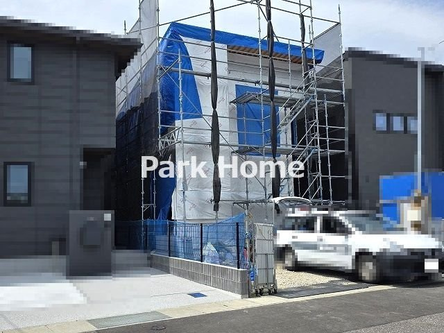 南国市篠原 -2号地- 新築戸建ての外観|２号地　2026.4月末：建築中