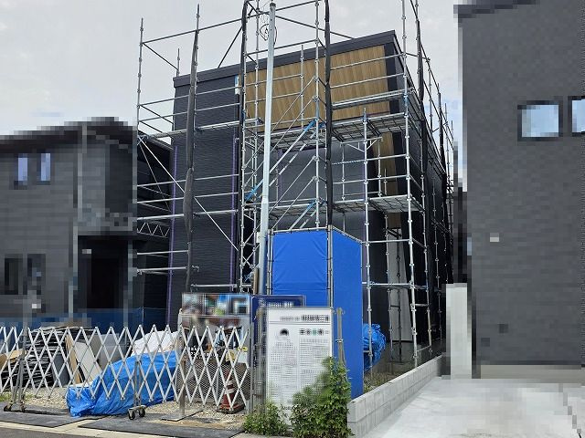 南国市篠原 -2号地- 新築戸建ての外観|２号地　2026.8月：建築中