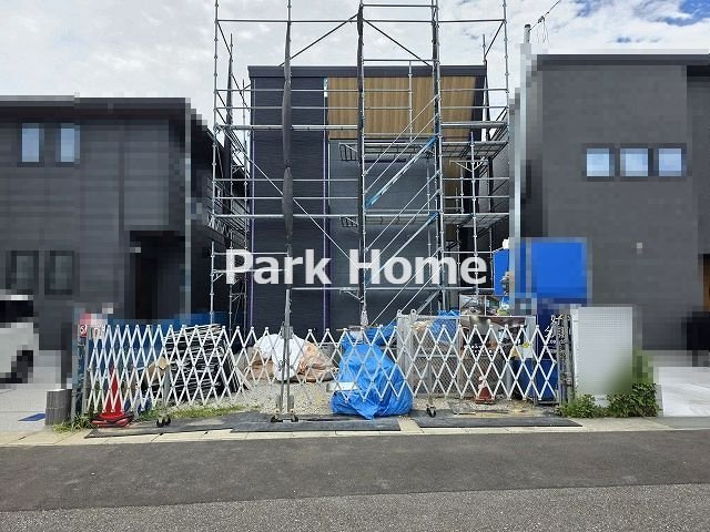 南国市篠原 -2号地- 新築戸建ての外観|２号地　2026.8月：建築中