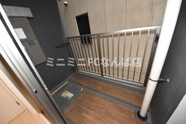 ウエンズ阿波座西のバルコニー