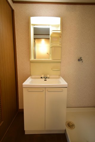 インポート久留米ルビーⅠの洗面所|ゆったりとスペースのある洗面所