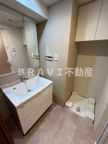 S-RESIDENCE松屋町asence　BRAVI不動産の洗面所|【S-RESIDENCE松屋町asence】使いやすい洗面所