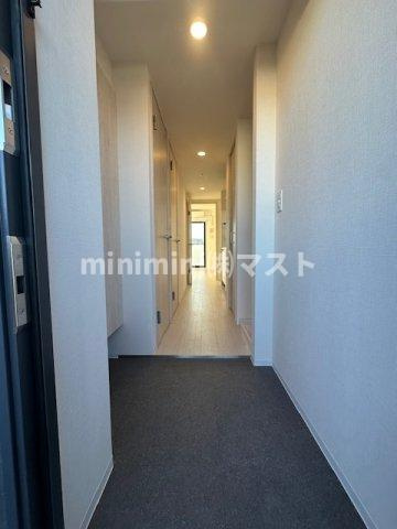 ジオエント福島野田レジデンスの玄関