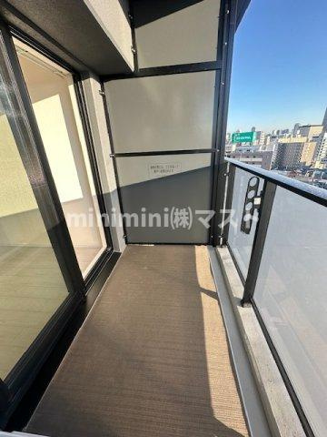 ジオエント福島野田レジデンスのバルコニー