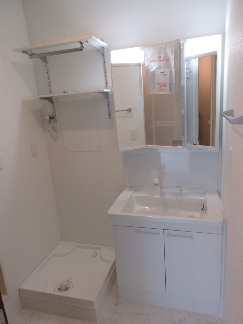 ハイムリバーフラットの洗面所